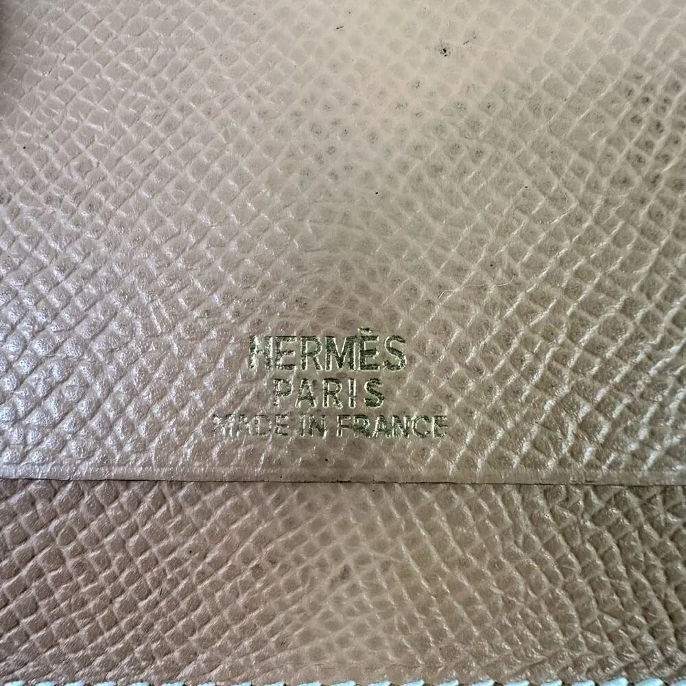 Hermes Tan Leather Notebook Agenda Cover‎ Holder - Picture 13 of 16